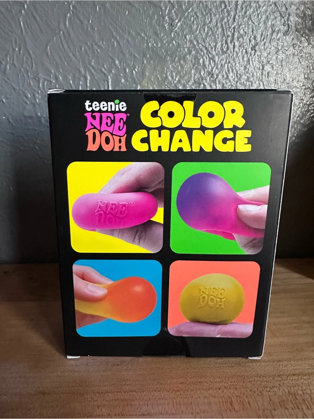 Color Changing Teenie NeeDoh Set — Yellow, Purple, Blue, Pink